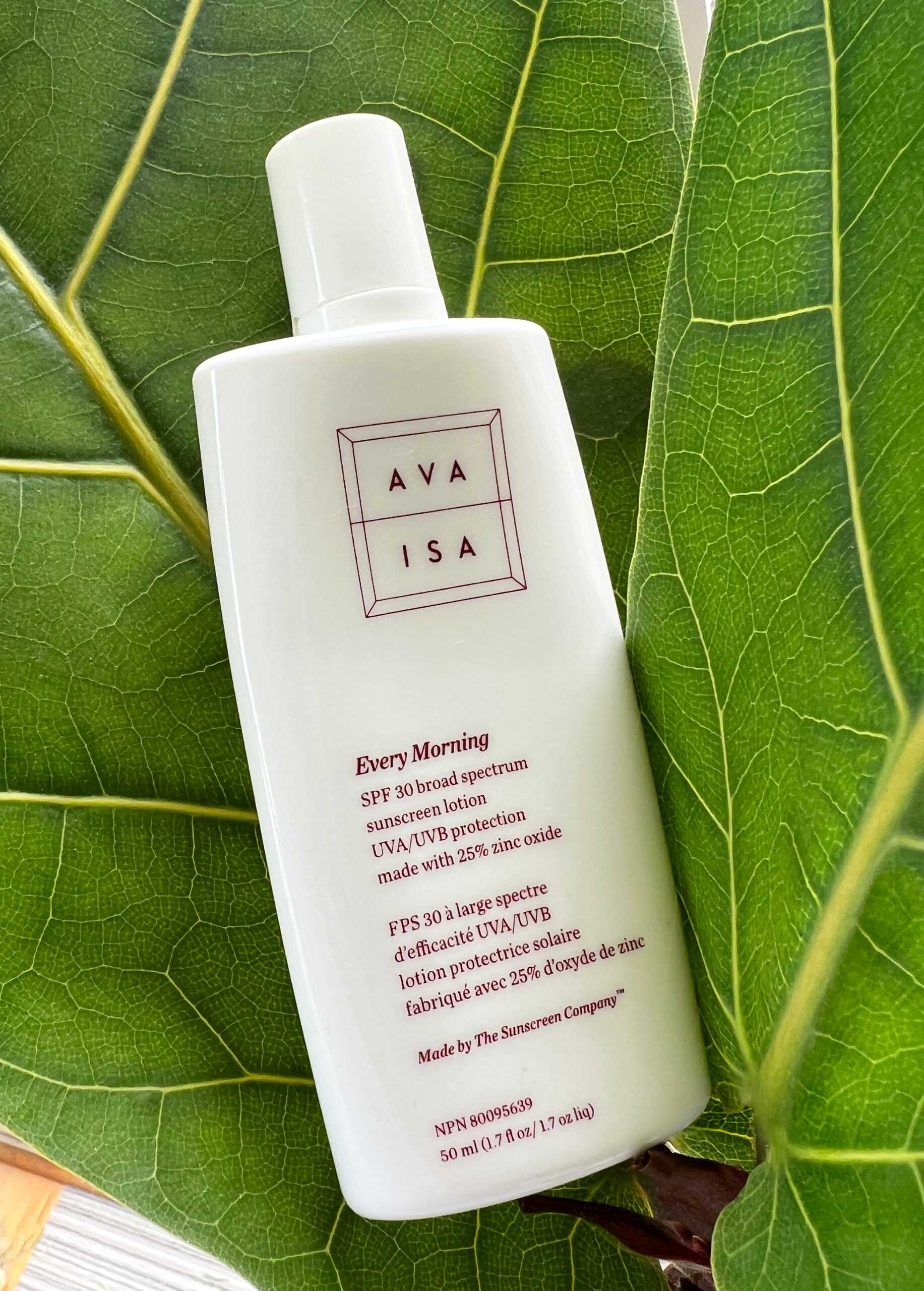 Best clean sunscreen for sensitive skin - Ava Isa Every Morning SPF