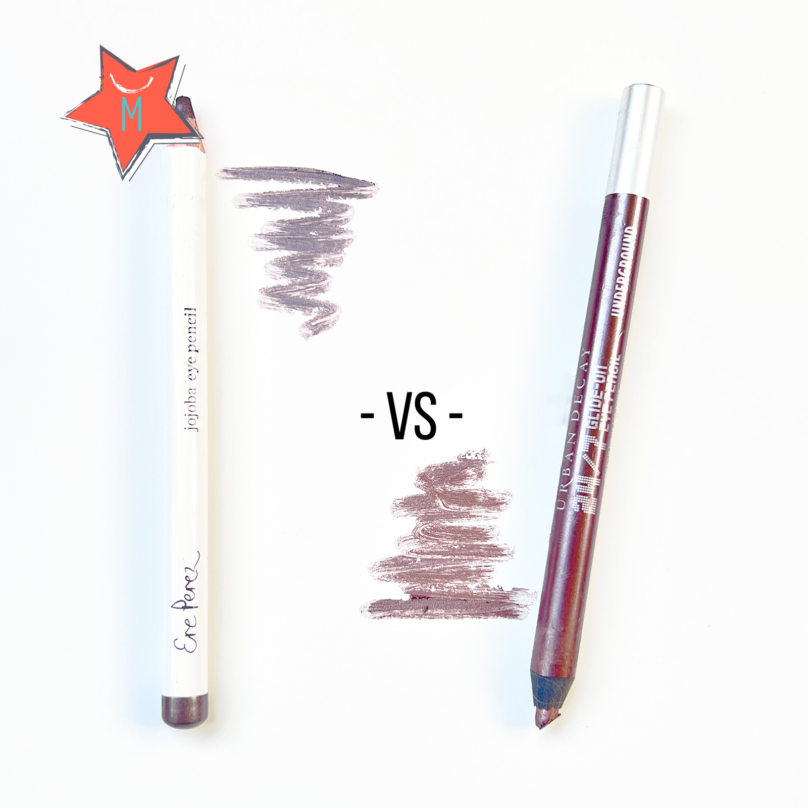 Clean dupe for Urban Decay Underground - Ere Perez Jojoba Eye Liner in Stone