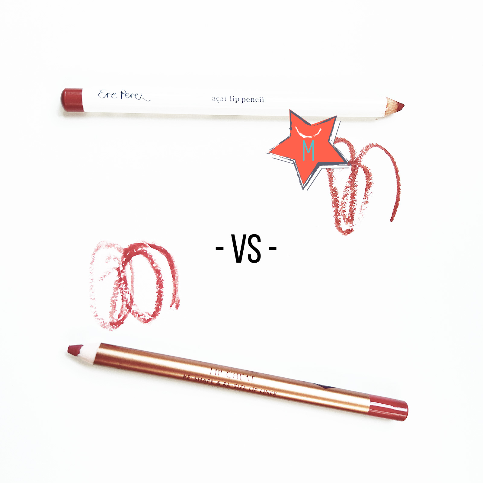 Clean dupe for Pillow Talk Lip Cheat - Ere Perez Acai Lip Pencil in Shy