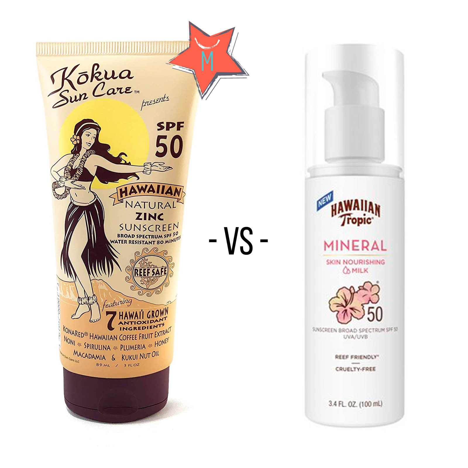 Clean swap for hawaiian tropic